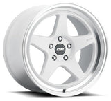 ESR CR5 Gloss White Machined Lip 18x9.5 5x114.3 et22 cb72.6