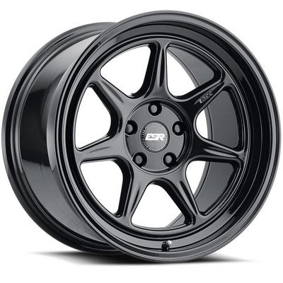 ESR Wheels CR7 Gloss Black 18x8.5 5X112 ET30 CB66.6 (Custom Drill)