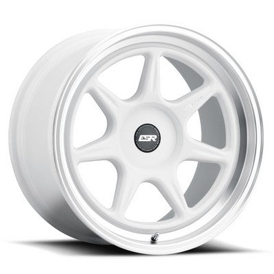 ESR Wheels CR7 Gloss White Machine Lip 18x8.5 CUSTOM et30 cb67.1