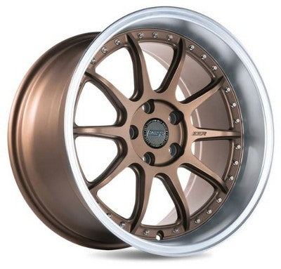 ESR CS12 MATTE BRONZE MACHINE LIP 19x10.5 5X114.3 ET22 CB72.6