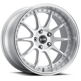 ESR Wheels CUSTOM DRILL CS12 18X10.5 +22 72.56 HYPER SILVER MACHINE LIP..PCD: