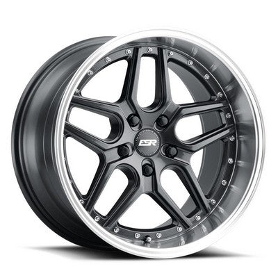 ESR CS15 GLOSS GRAPHITE MACHINE LIP 19x8.5 5X120 ET30 CB72.6