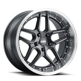 ESR CS15 GLOSS GRAPHITE MACHINE LIP 19x8.5 5X120 ET30 CB72.6