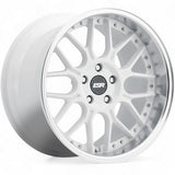 ESR Wheels CS18 Gloss White-Machined Lip 18x8.5 5x114.3 et35 cb72.6