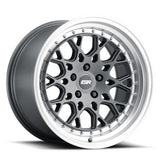 ESR Wheels CS3 MATTE GRAPHITE/MATTE MACHINE LIP 18x8.5 5X100 ET30 cb72.6