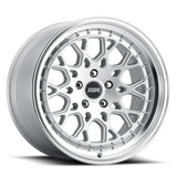 ESR CS3 TITANIUM SILVER MACHINE LIP 19x8.5 5X120 ET30 CB72.56