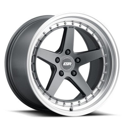 ESR Wheels CS5 MATTE GRAPHITE/MATTE MACHINE LIP 19x8.5 5X120 ET30 CB72.6