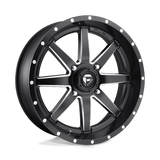 Fuel MATTE BLACK MILLED D538 20x7 4x137 Wheels