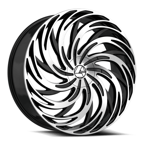 AZARA AZA-531 24x9 6x135/6x139.7 22 Gloss Black Machined