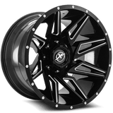 XF OFFROAD XF-218 20x10 6x135/6x139.7 -24 Gloss Black Milled