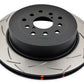 DBA 01-07 Subaru WRX/STI 10 Stud Hole Rear Slotted 4000 Series Rotor