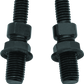 Kuryakyn Universal Mirror Adapters Gloss Black