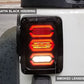 Raxiom 07-18 Jeep Wrangler JK LED Tail Lights- Black Housing (Smoked Lens)