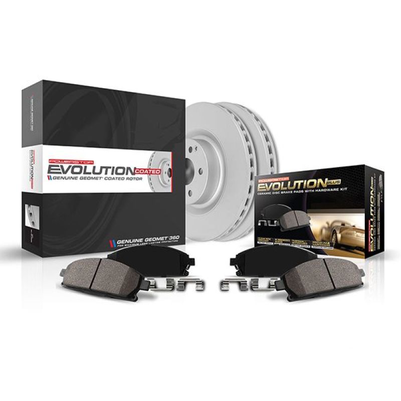 Power Stop 2020 GMC Sierra 2500 HD Rear Z17 Coated Brake Kit