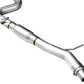 AWE Tuning MK8 Volkswagen Golf R 3in Touring Edition Quad Exhaust - Chrome Silver Tips