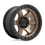 Fuel MATTE BRONZE WITH BLACK RING D751 18x9 5x127 Wheels