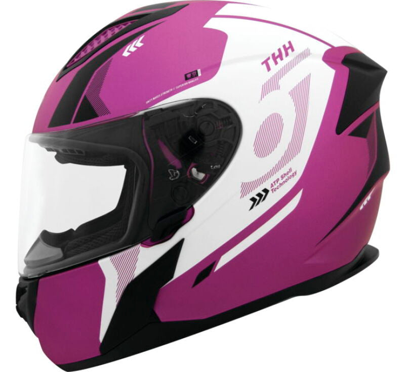 THH Helmets T810S Hayate Metallic Pink/White - XL