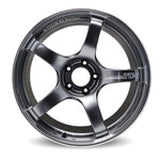 Advan TC4 18x9.5 +35 5x114.3 Racing Gunmetallic and Ring Wheel
