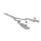 MBRP 2024+ Ford Mustang 5.0L Alum. SS 3in Cat-Back Dual Split Exhaust w/ Quad Tips (Valve Delete)