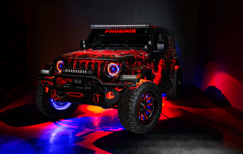 Oracle Oculus Bi-LED Projector Headlights for Jeep JL/Gladiator JT - w/ Simple Cntrl