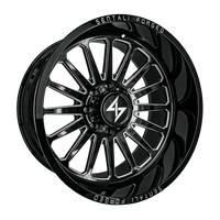 Sentali Forged Gloss Black Milled SF-2 24x12 6x135 Wheels