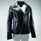 River Road Ironclad Classic Leather Jacket Black Womens - Small