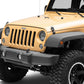 Raxiom 97-18 Jeep Wrangler TJ/JK Axial Series 13-LED Headlights- Black Housing (Clear Lens)