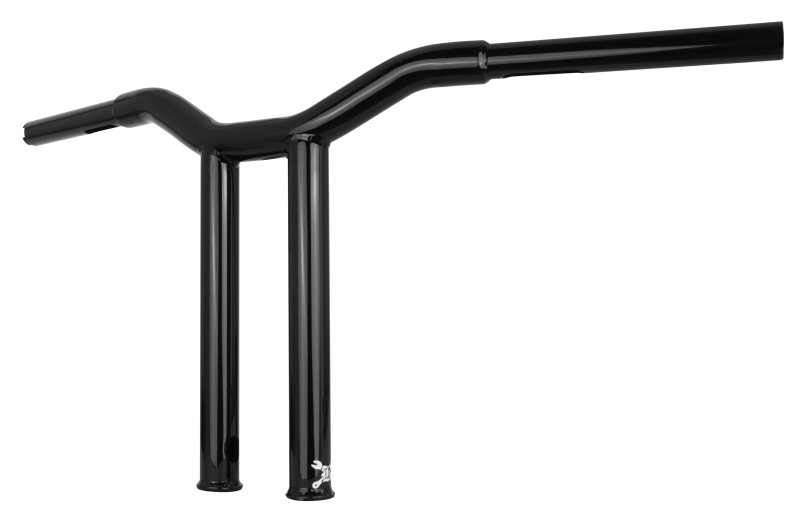 Burly Brand Dominator Straight Bar 12in - Matte Black