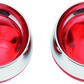 Kuryakyn Deep Dish Bezels With Red Lenses