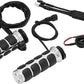Kuryakyn Heated ISO Grips Dual Cable Chrome