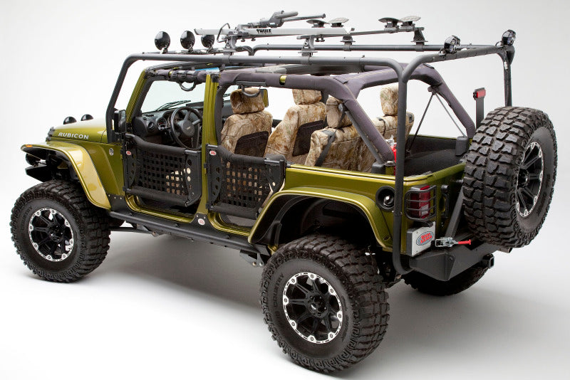 Body Armor 4x4 07-18 Jeep Wrangler JK 4 Door Cargo Roof Rack Box 2 Of 2