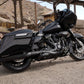 Vance & Hines 17-23 Harley Touring Models Blackbird 450 Slip-Ons - Black Contrast Finish End Caps