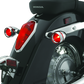 Kuryakyn Deep Dish Bezels With Red Lenses