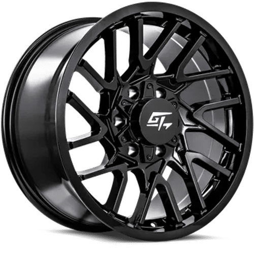 GT OFFROAD Gloss Black Aggression Gloss Black 22x12 5x139.7 Wheels
