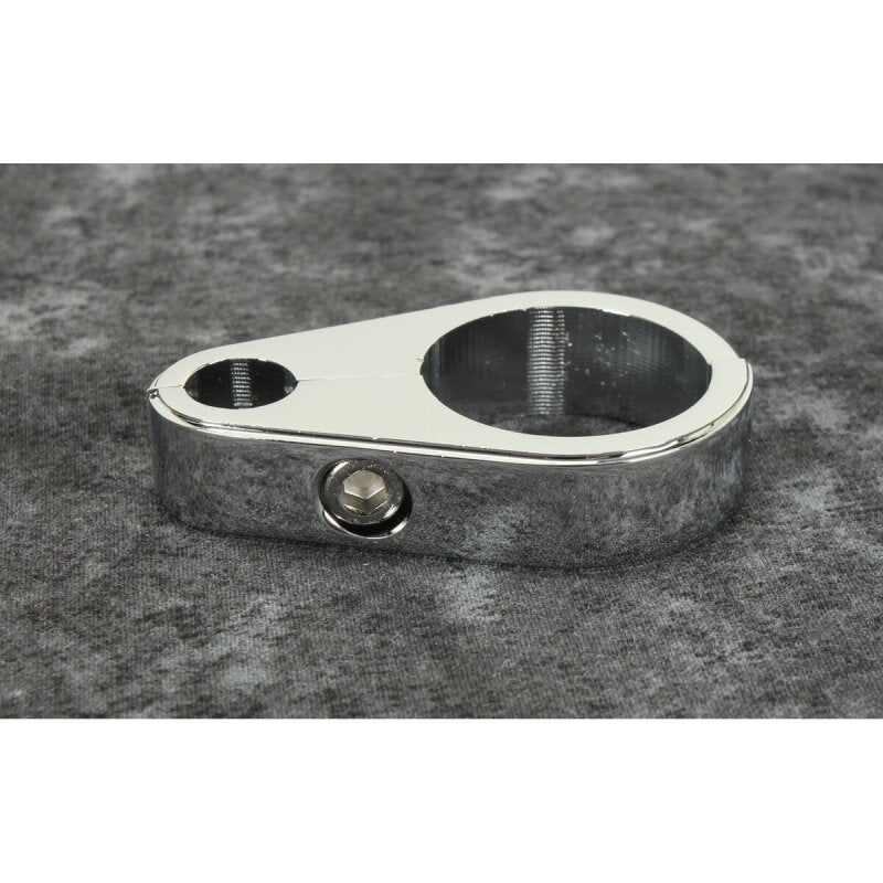 Bikers Choice 1 1/8 Inch Chrome Plain Clutch Cable Clamp