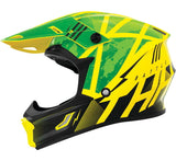 THH Helmets T710XR Battle Green/Black Youth - Large
