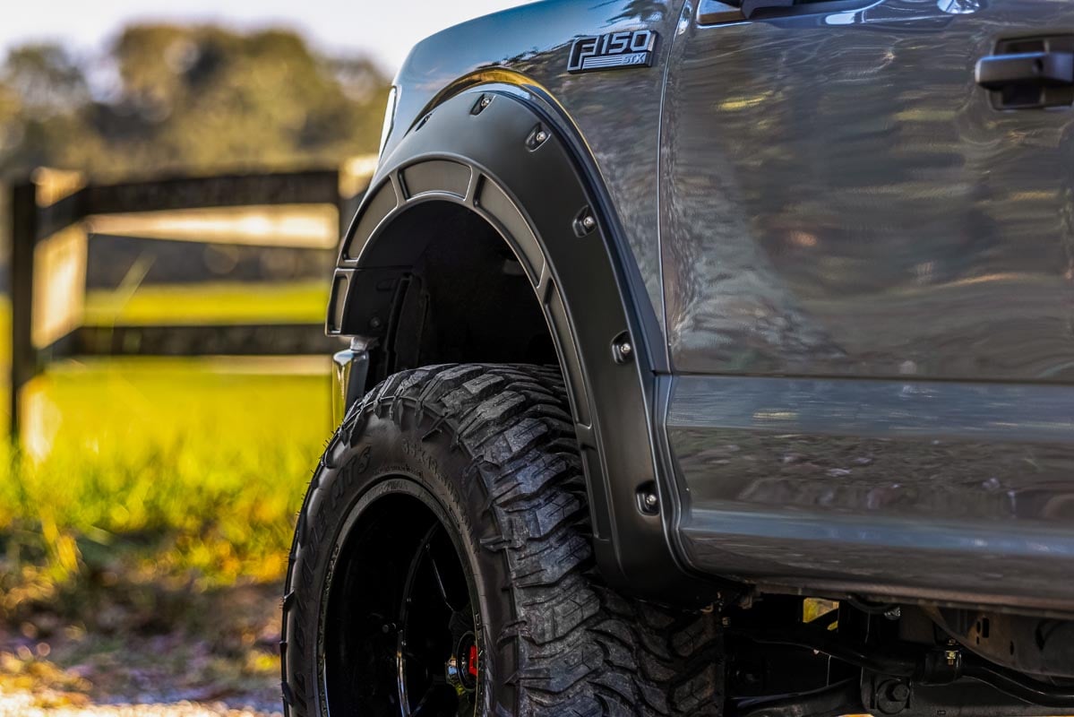 Fender Flares | Defender | D4 Rapid Red | Ford F-150 2WD/4WD (2015-2020)