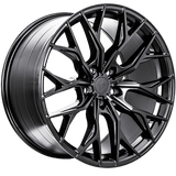 Sentali Street Matte Black SS2 20x9 5x120 Wheels