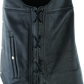 River Road Old Skool Leather Vest Black - Large