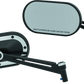 Kuryakyn Heavy Industry Mirrors Satin Black & Chrome