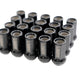 7-Sided Heptagon Open-Ended Lug Nuts (Black, M12x1.25) – MRS-LN-7M12125-O-B