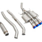 Honda Civic Type-R (FK8) ’17-’21 Cat-Back Exhaust System (Burnt Tips) – LW-CBS-HC17R-BT