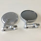 CRG Hindsight Folding 3 in. Round Bar-End Mirror Right - Silver