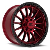 Renegade 17x8.5 6x135 / 6x139.7 +25 Red Anodized with Black Ring