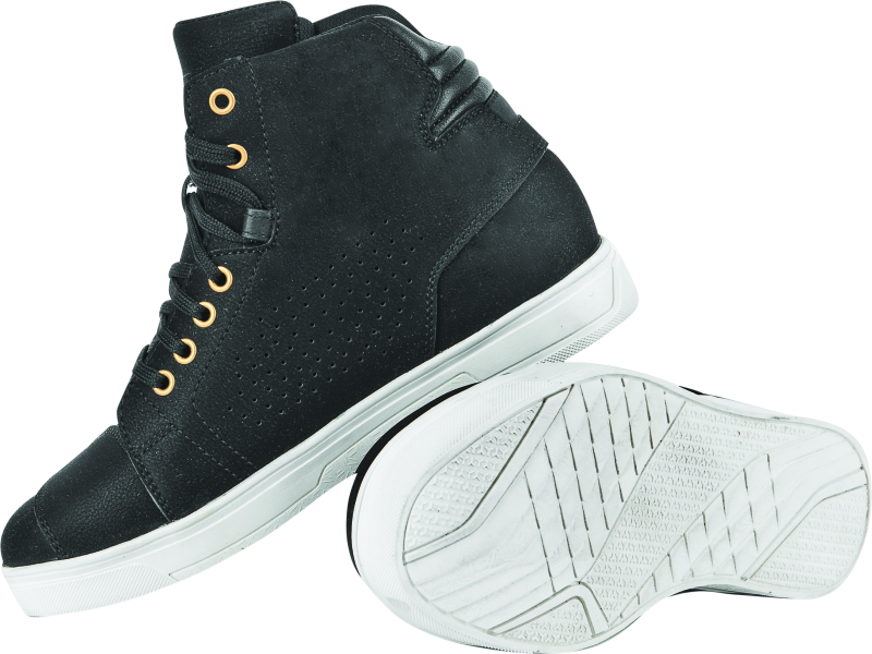 Speed and Strength Mad Dash Leather Shoes Black/White Womens Size  - 9