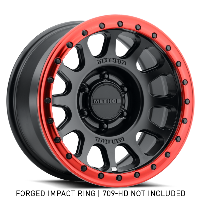 Method Beadlock Ring - 17in Forged - Style 1 - Red