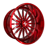 Sentali Forged Red Milled SF-2 26x12 5x127 Wheels