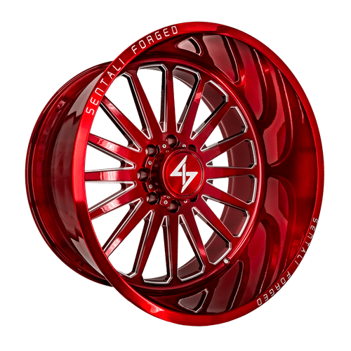 Sentali Forged Red Milled SF-2 22x12 5x127 Wheels