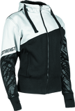 Speed and Strength Cat Outa Hell Hoody White/Black Womens - XL