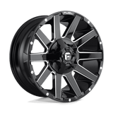 Fuel GLOSS BLACK MILLED D615 20x9 8x170 Wheels